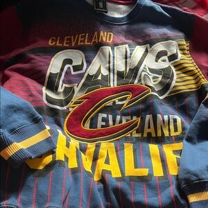 B58 Bold Vintage-Style Cleveland Cavaliers Graphic Sweatshirt, Men’s XL NWT